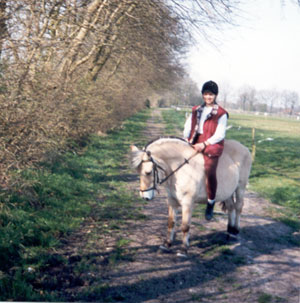 Tanja auf der Rennbahn